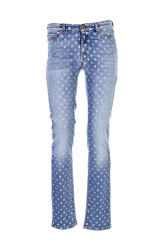 maxmara jeans femme de couleur bleu