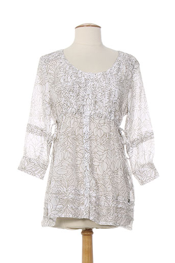 double one peace chemises femme de couleur beige