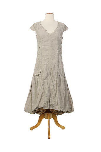 double one peace robes femme de couleur beige