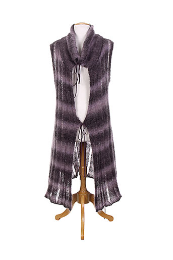 rimini gilets femme de couleur violet