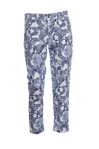 cowest pantacourts femme de couleur bleu