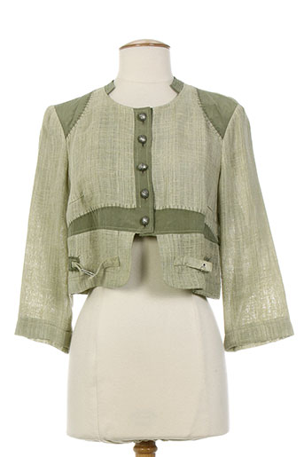 my way vestes femme de couleur vert