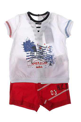 3 et pommes t et shirts et shorts garcon de couleur rouge (photo) 3 et pommes t et shirts et shorts garcon de couleur rouge (photo)