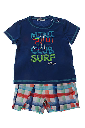 3 et pommes t et shirts et shorts garcon de couleur bleu (photo) 3 et pommes t et shirts et shorts garcon de couleur bleu (photo)