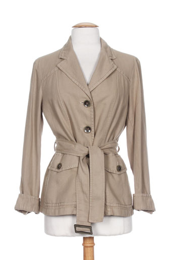 maxmara vestes femme de couleur beige