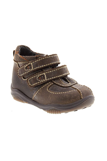 little marcel chaussures garçon de couleur marron
