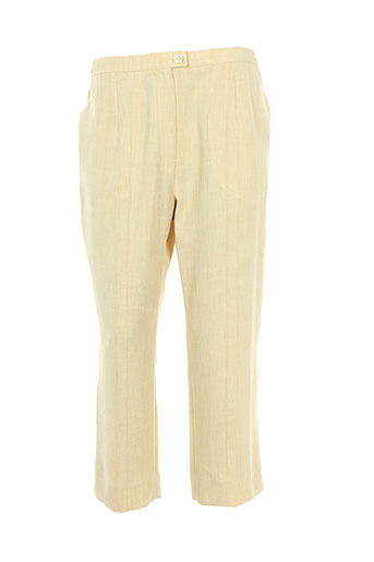 coutureine pantacourts femme de couleur jaune