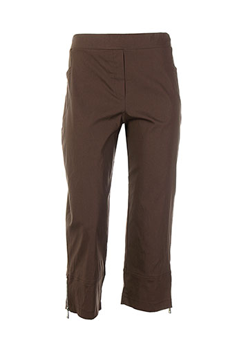 halogene pantacourts femme de couleur marron