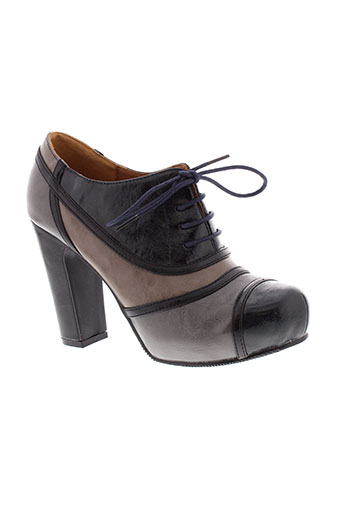 cafe noir chaussures femme de couleur gris