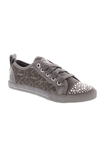 guess chaussures fille de couleur gris
