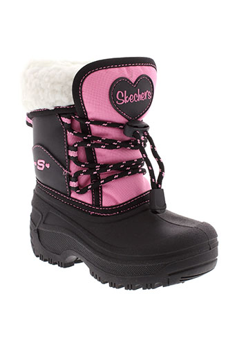 skechers chaussures fille de couleur rose