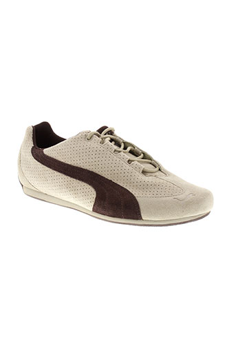 puma baskets homme de couleur beige