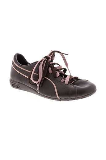 puma chaussures garçon de couleur marron