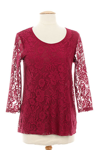 20/20 t-shirts femme de couleur rouge