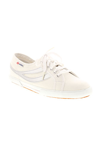 superga chaussures femme de couleur blanc