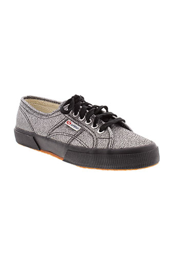 superga chaussures femme de couleur gris