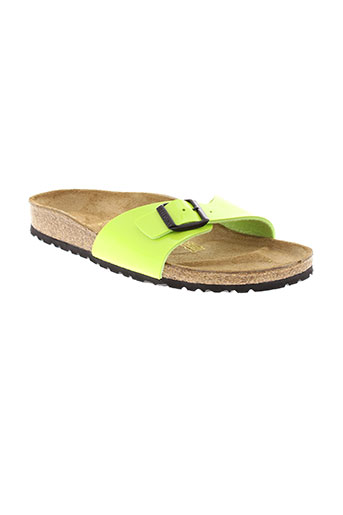 birkenstock mules et sabots femme de couleur vert