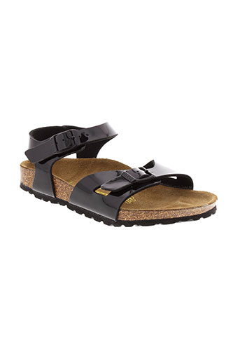 birkenstock chaussures fille de couleur noir