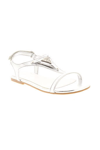 guess chaussures fille de couleur gris