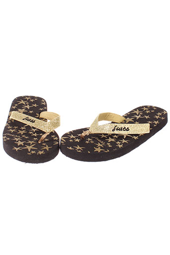guess chaussures fille de couleur jaune