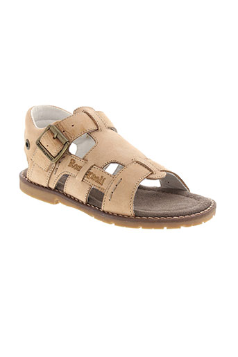 romagnoli chaussures garçon de couleur beige