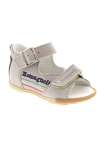 romagnoli chaussures garçon de couleur gris