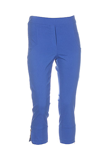 halogene pantacourts femme de couleur bleu