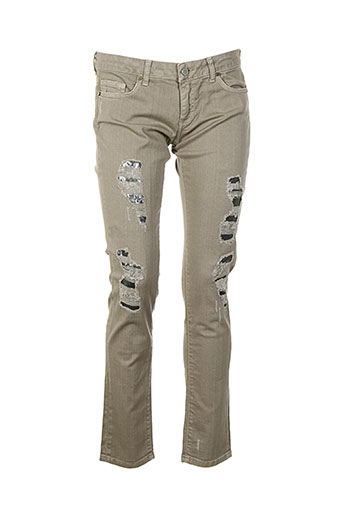 kocca jeans femme de couleur beige