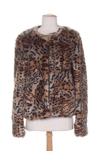 guess vestes femme de couleur marron