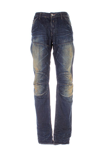 g star jeans homme de couleur bleu