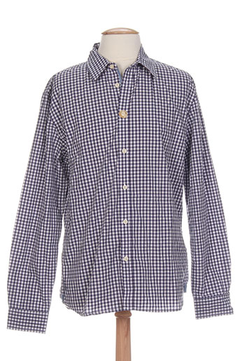 pepe jeans chemises homme de couleur bleu