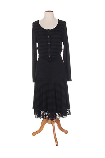 telmail robes femme de couleur gris