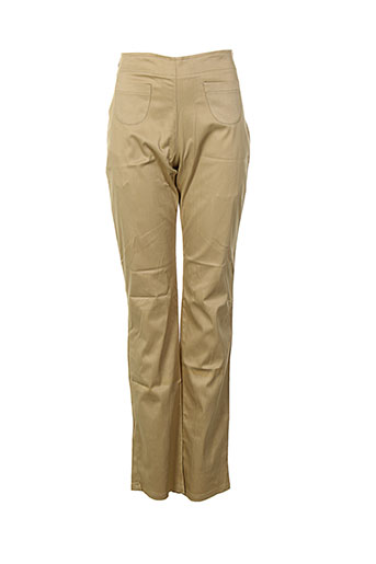 ddp pantalons femme de couleur beige