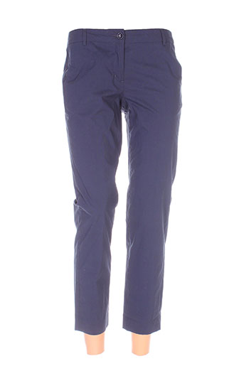 hartford pantacourts femme de couleur bleu
