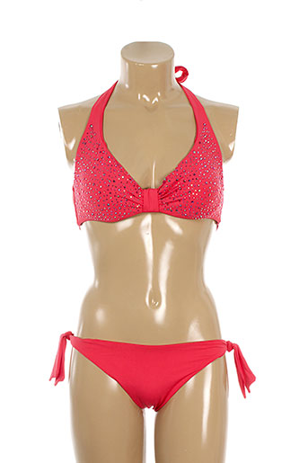 genius maillots de bain femme de couleur rouge