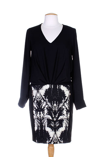 lauren vidal robes femme de couleur noir