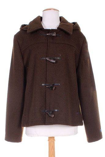 dalmad marine manteaux femme de couleur marron