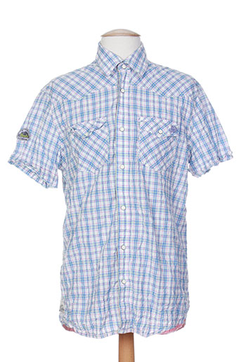 pepe jeans chemises homme de couleur bleu