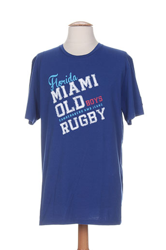 cambe t-shirts / tops homme de couleur bleu