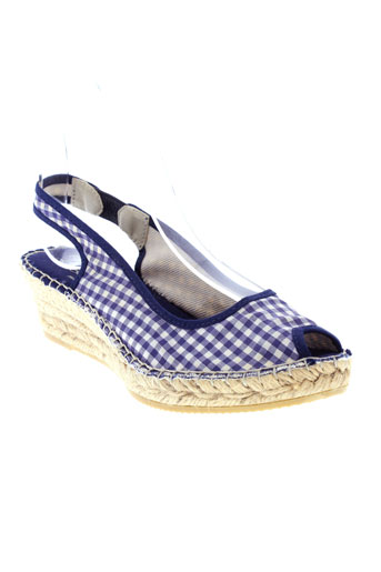 la et maison et de et l et espadrille espadrilles femme de couleur bleu