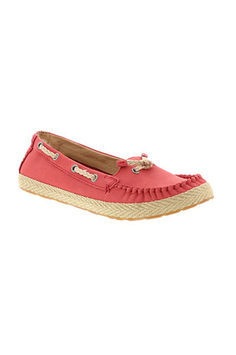 ugg mocassins femme de couleur rouge