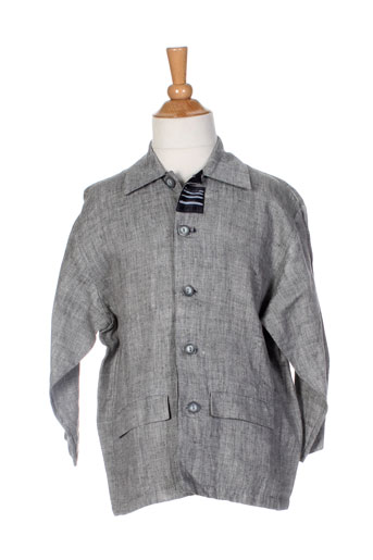 jean bourget vestes garçon de couleur gris