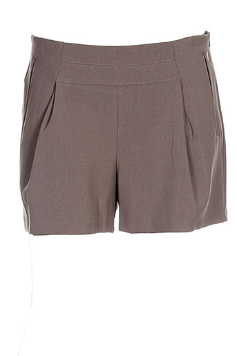 ikks shorts / bermudas femme de couleur marron