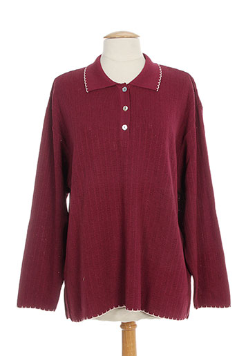 20 et 20 col et chemisier femme de couleur rouge (photo) 20 et 20 col et chemisier femme de couleur rouge (photo)