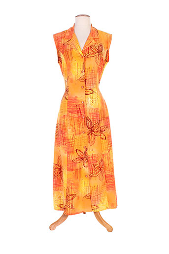 20 et 20 robes et longues femme de couleur orange (photo) 20 et 20 robes et longues femme de couleur orange (photo)