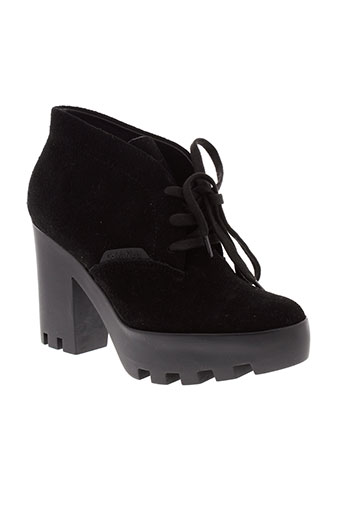 calvin et klein boots femme de couleur noir