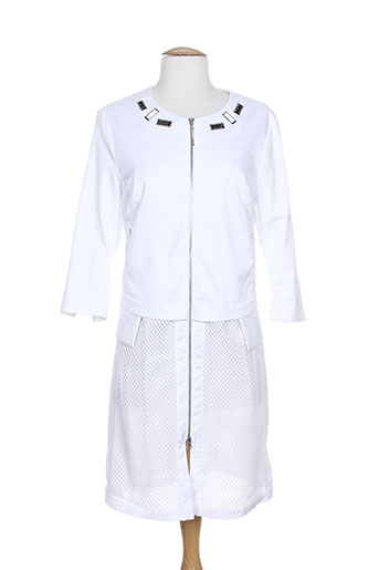 sportalm manteaux femme de couleur blanc