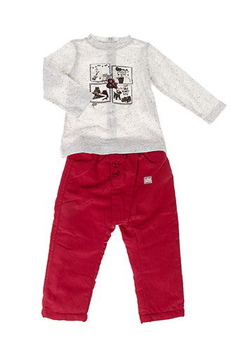 3 et pommes t et shirt et pantalon fille de couleur rouge (photo) 3 et pommes t et shirt et pantalon fille de couleur rouge (photo)