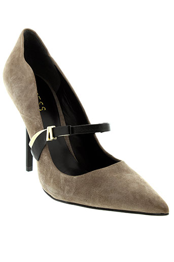 guess chaussures femme de couleur beige