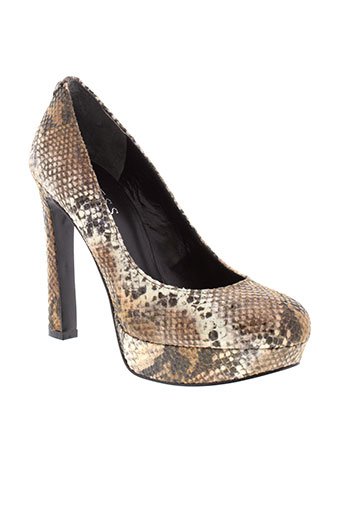 guess chaussures femme de couleur marron